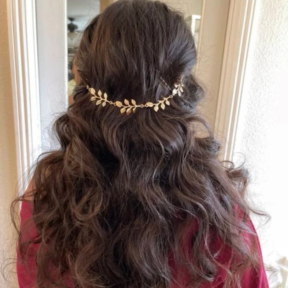 Last!‎ BEST SELLER! Metal leaf hair accessories
